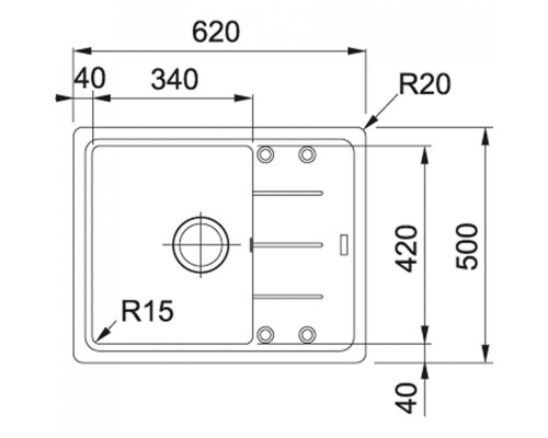 Кухонная мойка Franke Basis BFG 611-62 (114.0272.580)