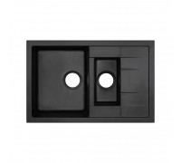 Кухонная мойка Qtap CS 7648 Black (QT7648BLA404)