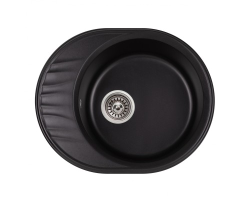 Кухонная мойка Qtap CS 6151 Black (QT6151BLA404)