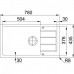 Кухонная мойка Franke Sirius Tectonite SID 611-78 XL Slim (114.0497.981)