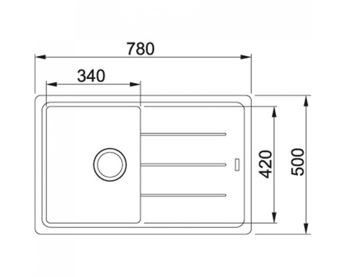 Кухонная мойка Franke Basis BFG 611-78 (114.0258.042)