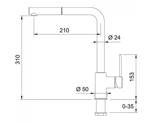 Смеситель Franke Sirius (115.0476.822)