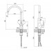 Смеситель Qtap D007FBR PVD (QTD007FBRPVD)