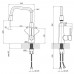 Смеситель Qtap Kuchyne 90X102FC (QTKUC90X102FC)