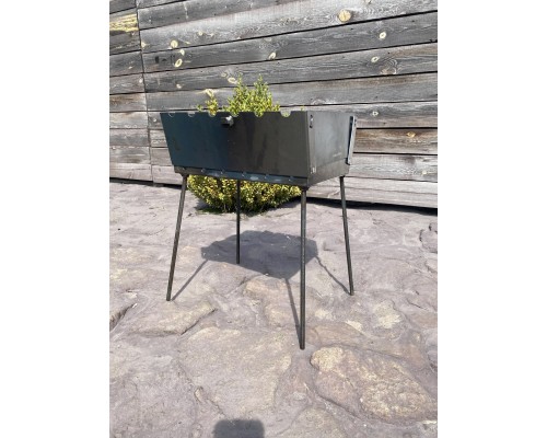 Переносний Мангал-валіза на 6 шампурів 2мм