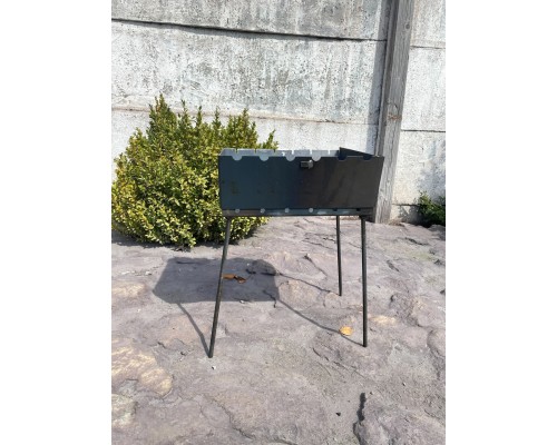 Переносний Мангал-валіза на 6 шампурів 2мм