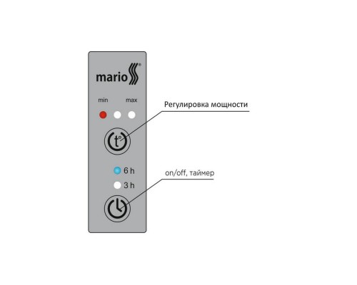 Електрична рушникосушка Mario Hotel-І 1090х530/240 TR К (2.3.6204.11.P)