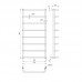 Водяной полотенцесушитель Mario Стандарт НР 1100х530/500 (1.3.0203.01.P)