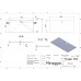 Поддон для душевой кабины MIRAGGIO BRUGGE 1800 литой камень 0000614