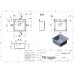 Кухонная мойка гранитная MIRAGGIO BODRUM 510 terra
