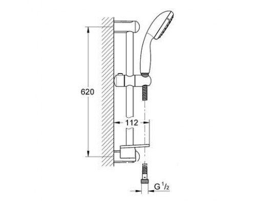 Набор смесителей Grohe Eurosmart 123246M M-Size