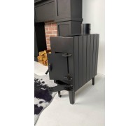 Піч буржуйка BP-100RV 4 мм із радіатором і варильною поверхнею 5 мм