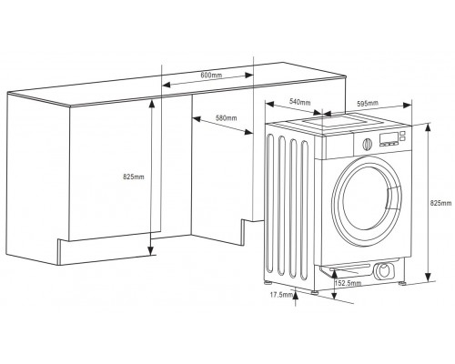 Встраиваемая стиральная машина INTERLINE WM 6120