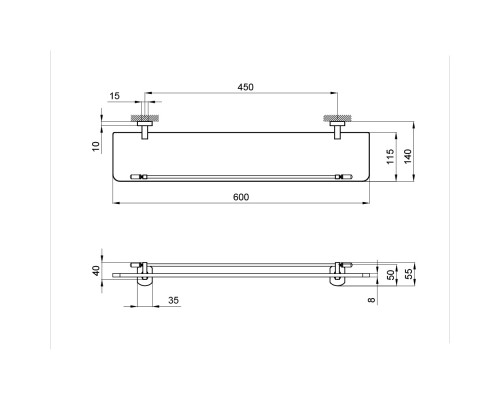 Полиця Qtap Liberty ORO 1153