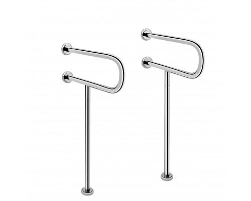 Поручень подвійний для раковини Qtap Freedom 520х900 Chrome QT229111CHR