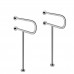 Поручень подвійний для раковини Qtap Freedom 520х900 Chrome QT229111CHR