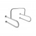Поручень подвійний для пуссуара Qtap Freedom 600x520 Chrome QT229188CHR