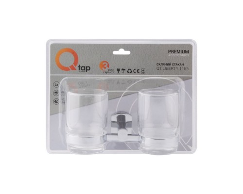 Склянка подвійна Qtap Liberty CRM 1155