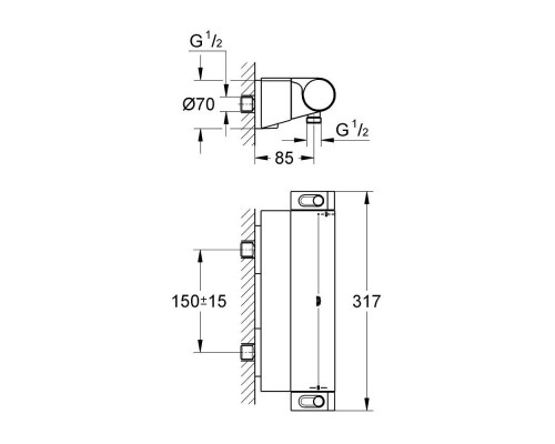 Смеситель Grohe Grohtherm 2000 34469001