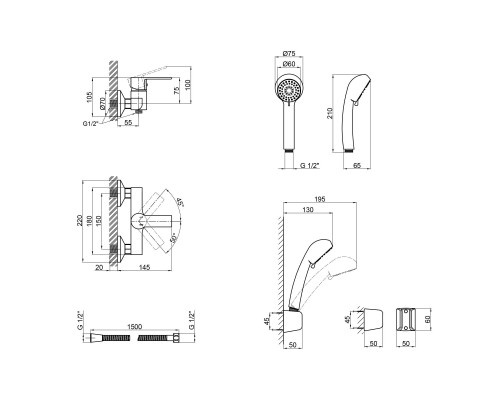Смеситель Qtap Alza 4051104C (QTALZ4050104C)