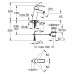 Смеситель для раковины Grohe Eurosmart 23322001