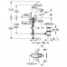 Смеситель для раковины Grohe Eurostyle 33558LS3
