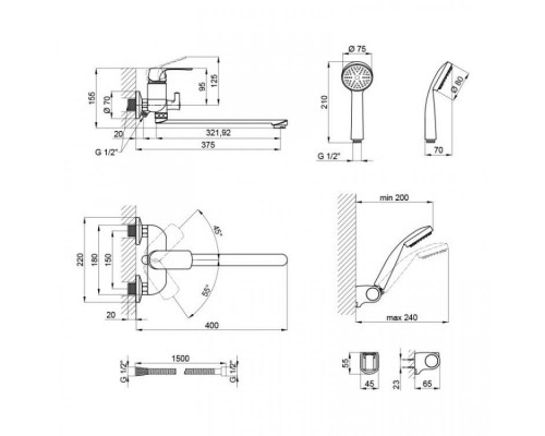 Смеситель Qtap Fresh WCR 005 New