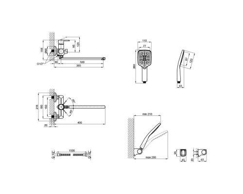 Смеситель Qtap Grand BCR 005 (QTGRABCR005)
