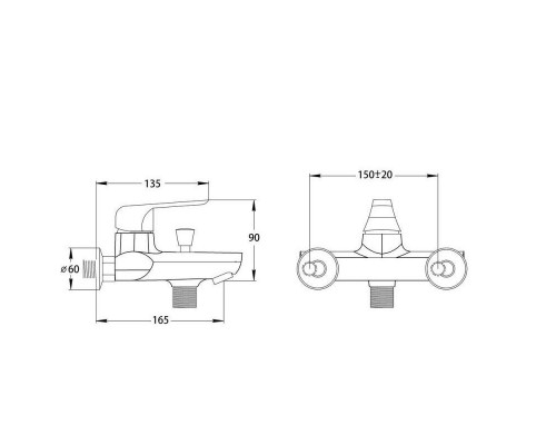 Смеситель Qtap Elegance CRM 006