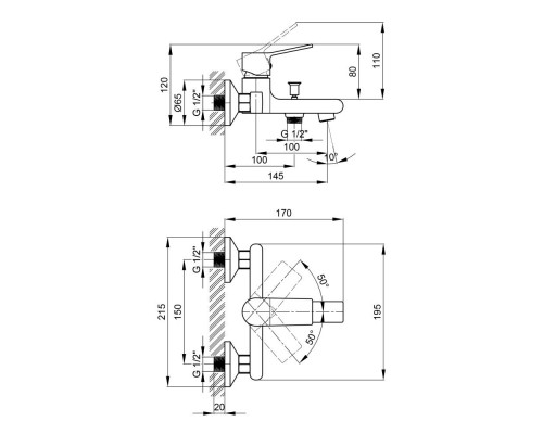Смеситель Qtap Javornik 3014107DC (QT3014107DC)