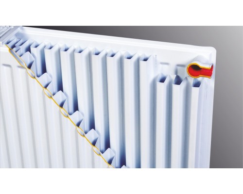 Стальной радиатор Fornello 500х500 22 тип нижнее подключение (Турция)