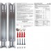 Стальной радиатор Fornello 500х600 11 тип боковое подключение (Турция)