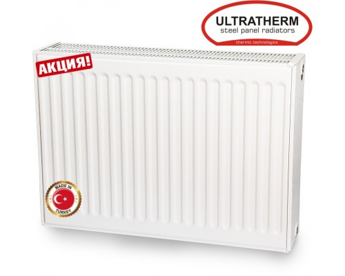 Радиатор стальной Ultratherm 22 тип 500/1000 боковое подключение (Турция)
