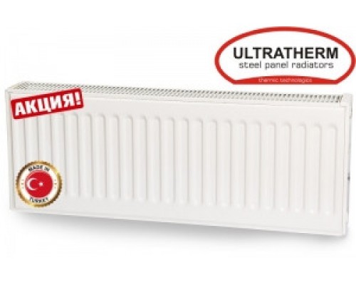 Стальной радиатор Ultratherm 22 тип 300/1100 с боковым подключением Турция