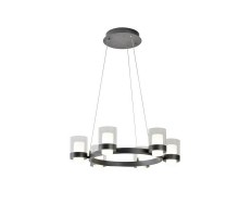 Люстра Світлодіодна 19002-6BK 6*7Вт черная