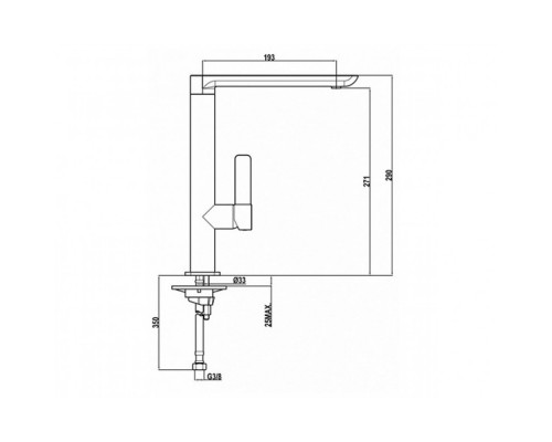 Кухонний змішувач Teka Formentera H (FO 915) (629150210) хром