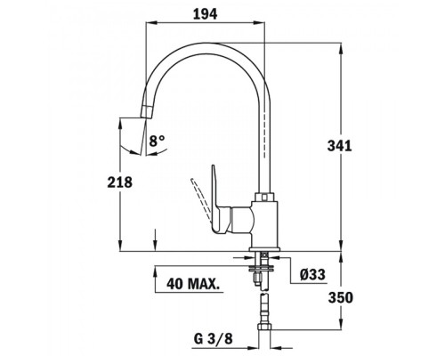 Кухонний змішувач Teka SP 995 (55995020Q) чорний металік