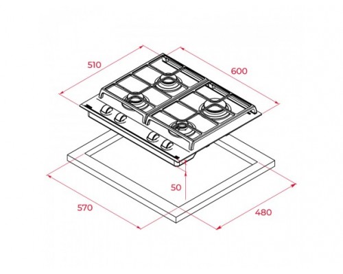 Варочная поверхность TEKA GZC 64300 XBN 112570034