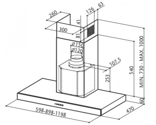 Вытяжка FABER STILO/SP X A120
