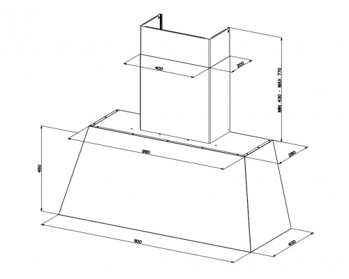 Вытяжка FABER CHLOE XL CG MATT A110