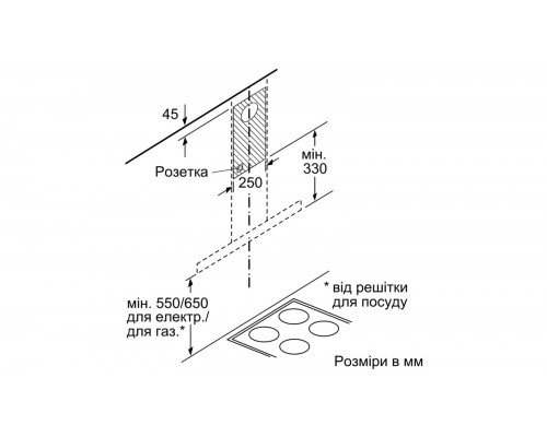 Вытяжка BOSCH DWB 66DM50