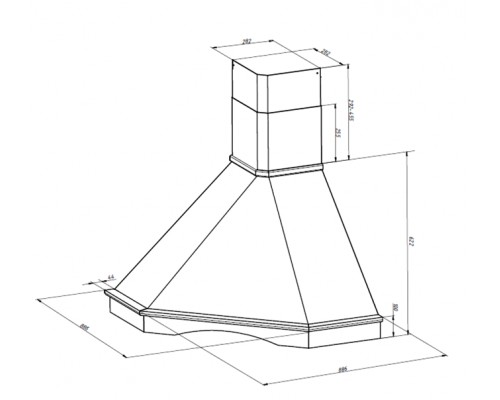 Вытяжка FABER RANCH ANGOLO O1 SRM NG