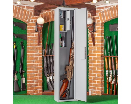 Сейф збройовий ШОЕ-1250, сірий