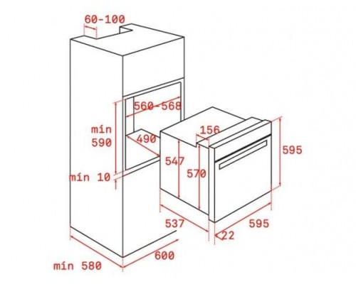 Духовой шкаф TEKA HLB 8400 код 111000006