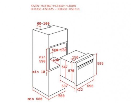 Духовой шкаф TEKA HLB 8600 P код 111000015